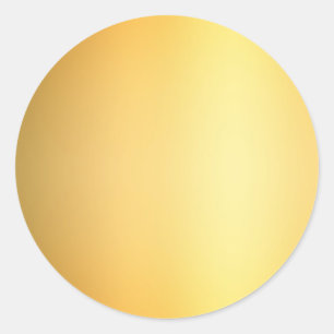 Sticker Rond Glamour Élégant Modèle Vierge Faux Or Glam