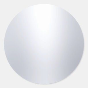 Sticker Rond Glamour Faux Argent Modèle Vierge Élégant Cool