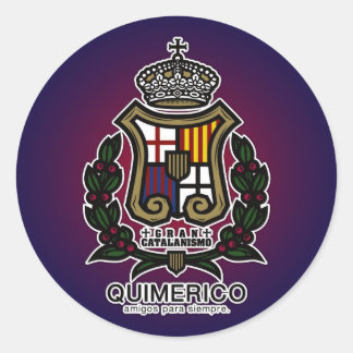 STICKER ROND GLAN CATALANISMOシール