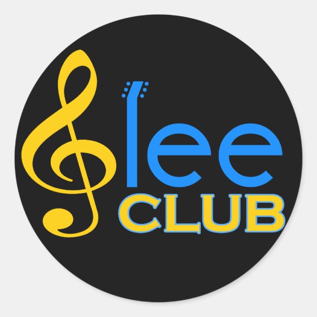 Sticker Rond Glee Club (Devant)