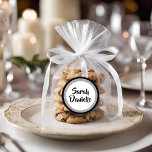 Sticker Rond Glittery Bat mitzvah Élégant noir et argent<br><div class="desc">Ce design branché présente une parties scintillant scintillante superposée à un arrière - plan de couleur solide. Utilisez le formulaire modèle pour ajouter vos propres informations. La fonction "Personnaliser" peut être utilisée pour modifier le style,  la couleur et la disposition de la police.</div>