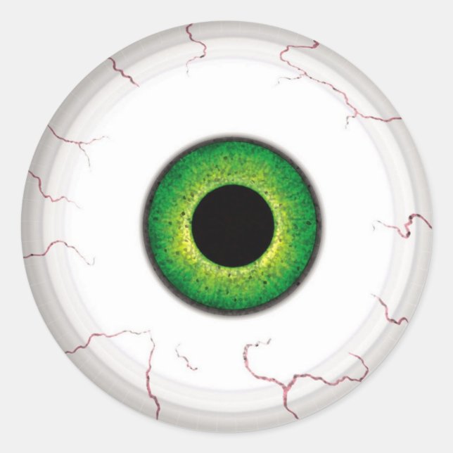 Sticker Rond Glode oculaire (Devant)