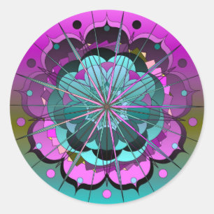 Sticker Rond Gloire céleste2