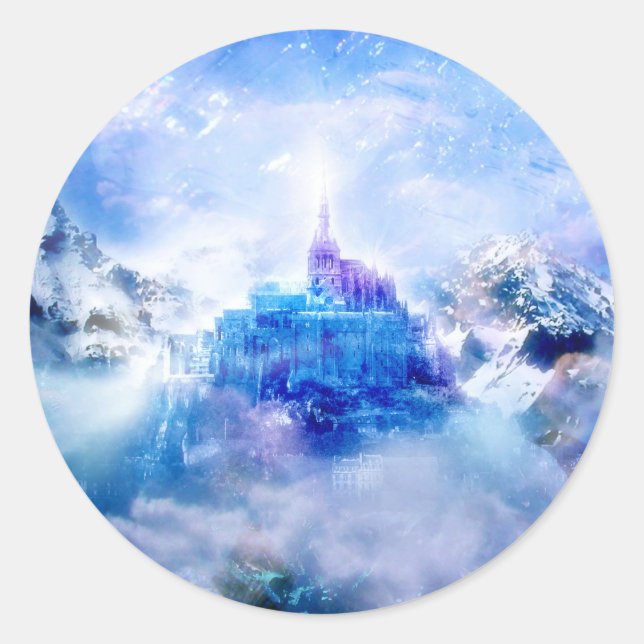 Sticker Rond Gloire de la Nouvelle Jérusalem (Devant)