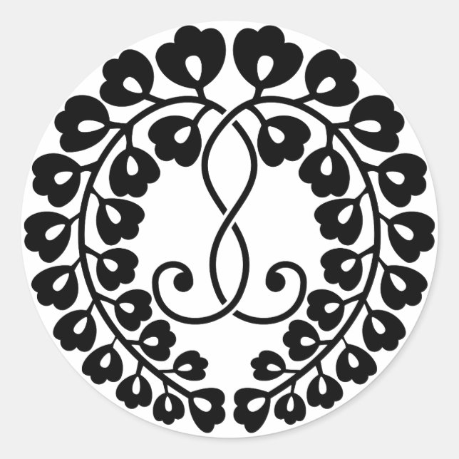 Sticker Rond glycine de Kujō (Devant)