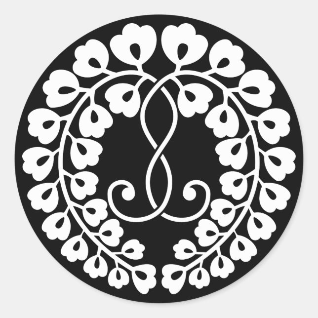 Sticker Rond glycine de Kujō (Devant)