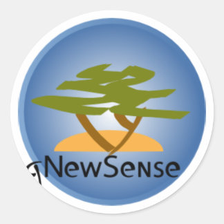 Sticker Rond gnewsense