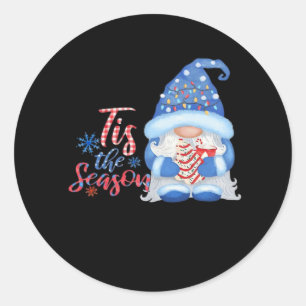 Sticker Rond Gnome C'est La Saison