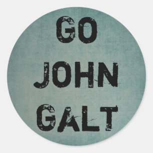 STICKER ROND GO JOHN GALT