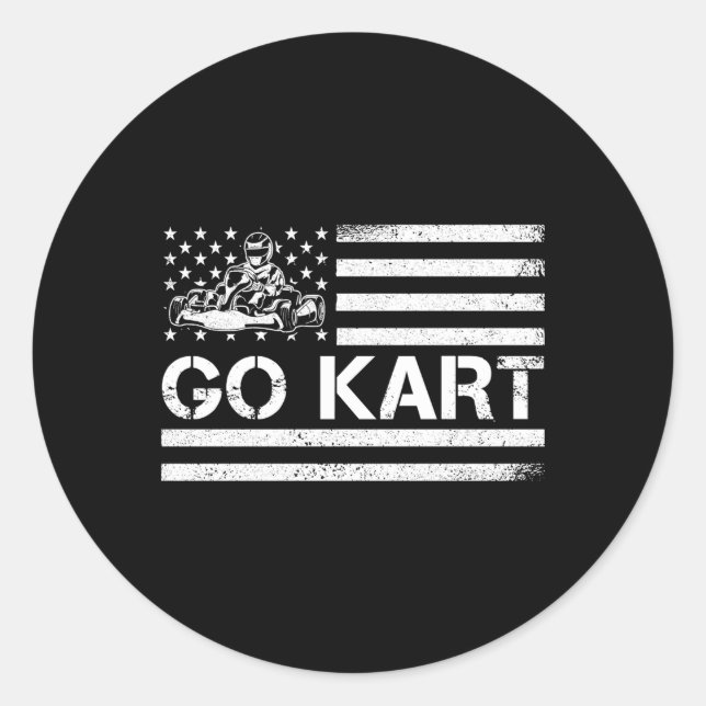 Sticker Rond Go K Racing King Go K Racer (Devant)