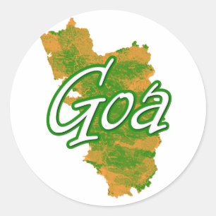 Sticker Rond Goa