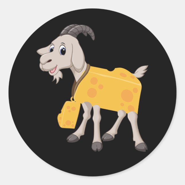 Sticker Rond Goat Cheese (Devant)