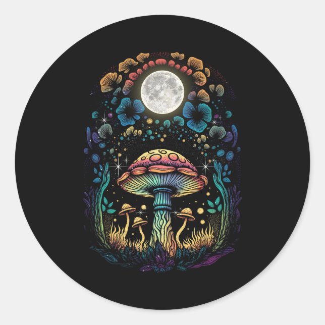 Sticker Rond Goblincore (Devant)