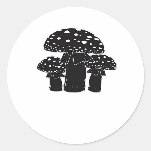Sticker Rond Goblincore Plus Tard Classique (Devant)