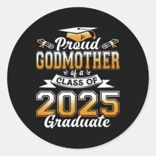 Sticker Rond Godmère 2025 Graduation Fière Godmère Cl De 20