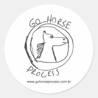 STICKER ROND GOHORSE OFFICIEL PRODUCT HOMOLOGATED