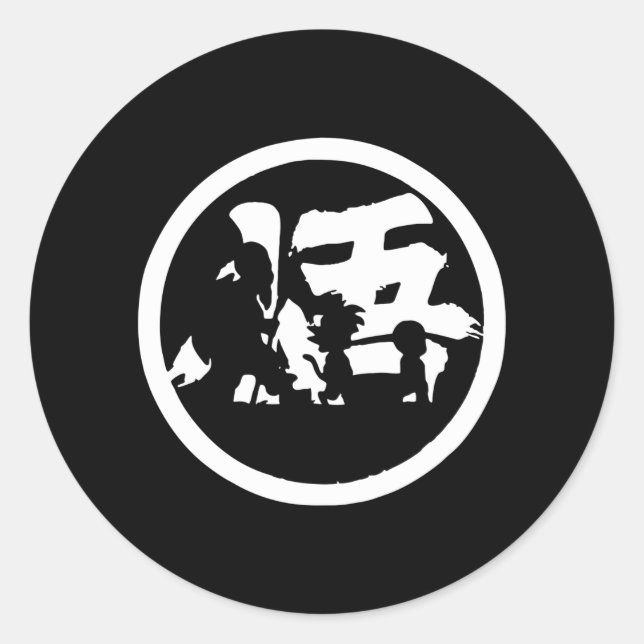 Sticker Rond Gokku (Devant)