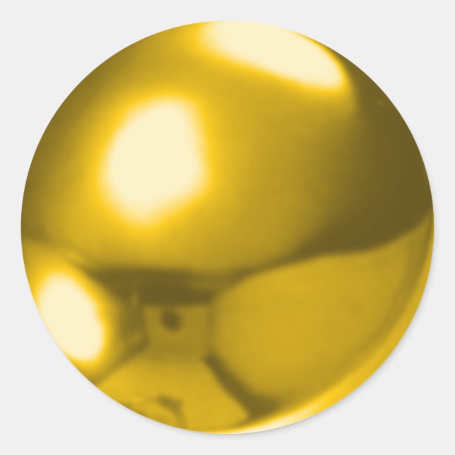 STICKER ROND GOLD BALL (Devant)