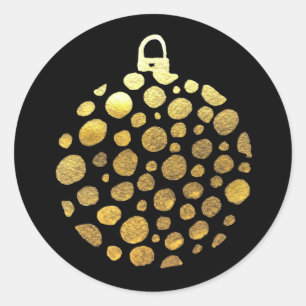 Sticker Rond Gold bauble