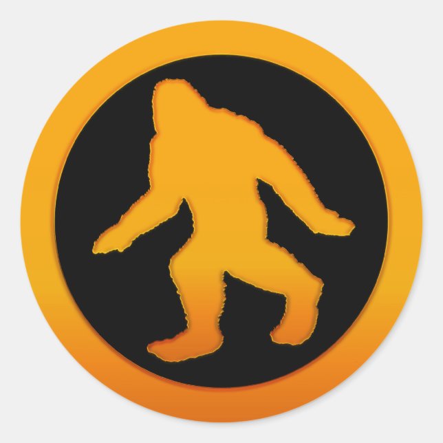 Sticker Rond Gold Bigfoot (Devant)