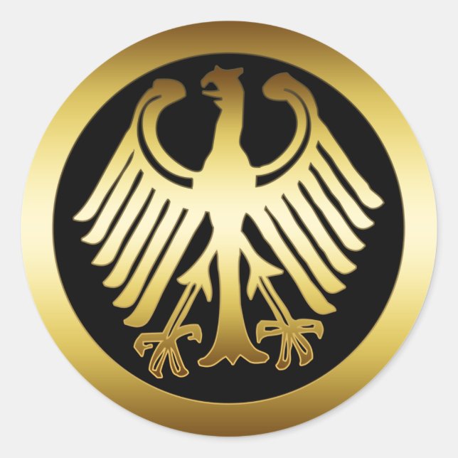 STICKER ROND GOLD EAGLE (Devant)