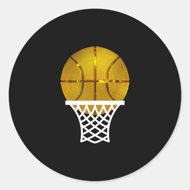 Sticker Rond Gold Sketll Trophy Mvp Award  (Devant)