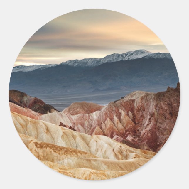 Sticker Rond Golden Canyon (Devant)