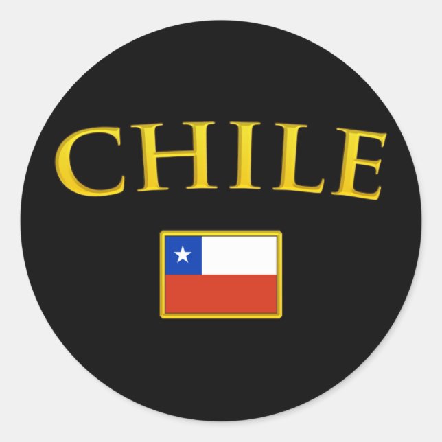 Sticker Rond Golden Chili (Devant)