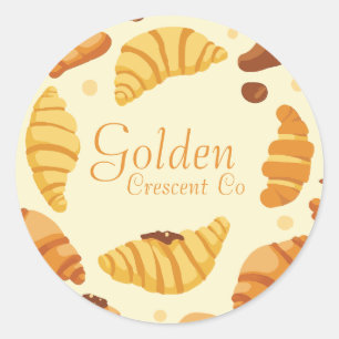 Sticker Rond Golden Crescent Co