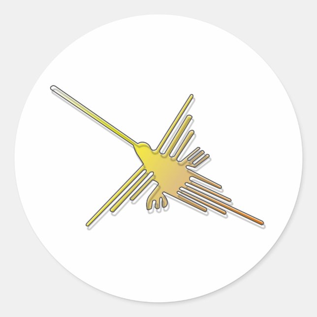 Sticker Rond Golden Nazca (Devant)