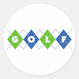 Sticker Rond Golf