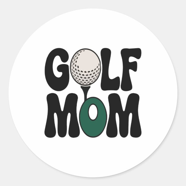 Sticker Rond Golf (Devant)