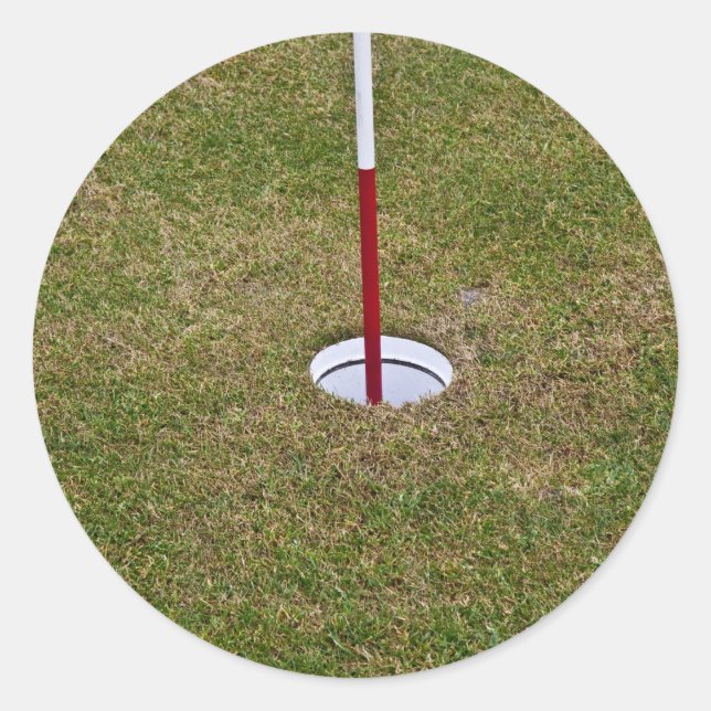 Sticker Rond Golf (Devant)