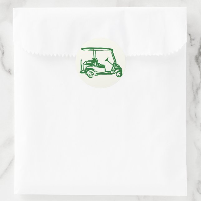 Sticker Rond Golf (Sac)