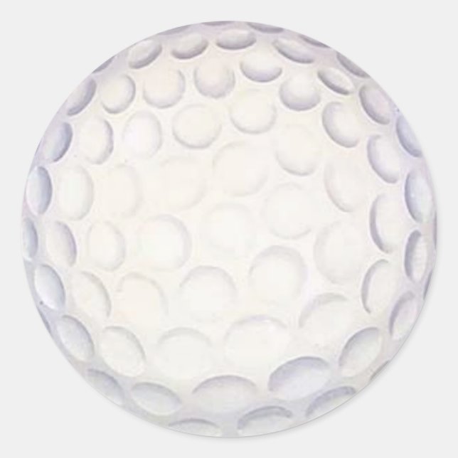 Sticker Rond Golf Ball Sports Stuff Est-Ce Réel? (Devant)