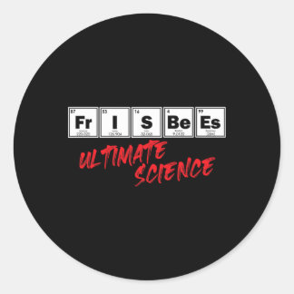 Sticker Rond Golf Frisbees Ultimate Science Disc Periodic Table