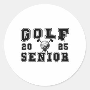 Sticker Rond Golf Senior Night Golf Senior 2025 Graduation 56