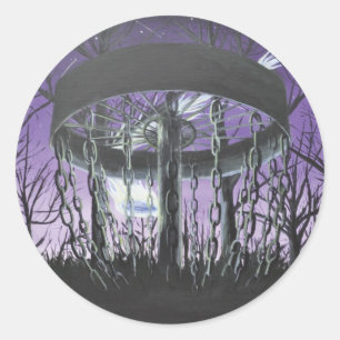 Sticker Rond golf sur disque