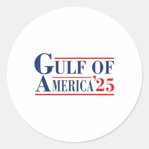 Sticker Rond Golfe Des Etats-Unis Funny Golfe Du Mexique Usa 20