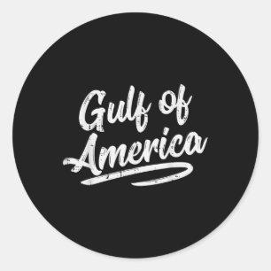 Sticker Rond Golfe des États-Unis Hommes Vintages Femmes Enfant