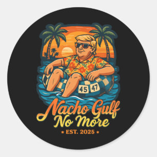 Sticker Rond Golfe Nacho plus de golfe des États-Unis Ét 2025