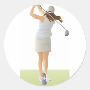 Sticker Rond Golfeuse