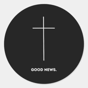 Sticker Rond Good News Premium Faith Don