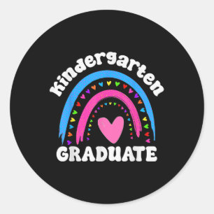 Sticker Rond Goodbye Kindergarten Hello 1st Grade 2025 Graduati