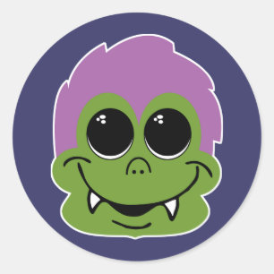 Sticker Rond Goofy Goblin