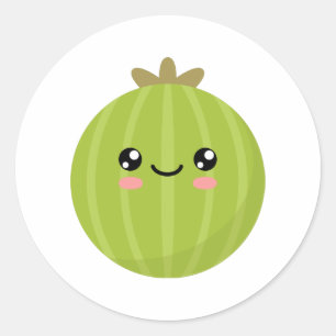 Sticker Rond Gooseberry