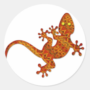 Sticker Rond Gordon Gecko