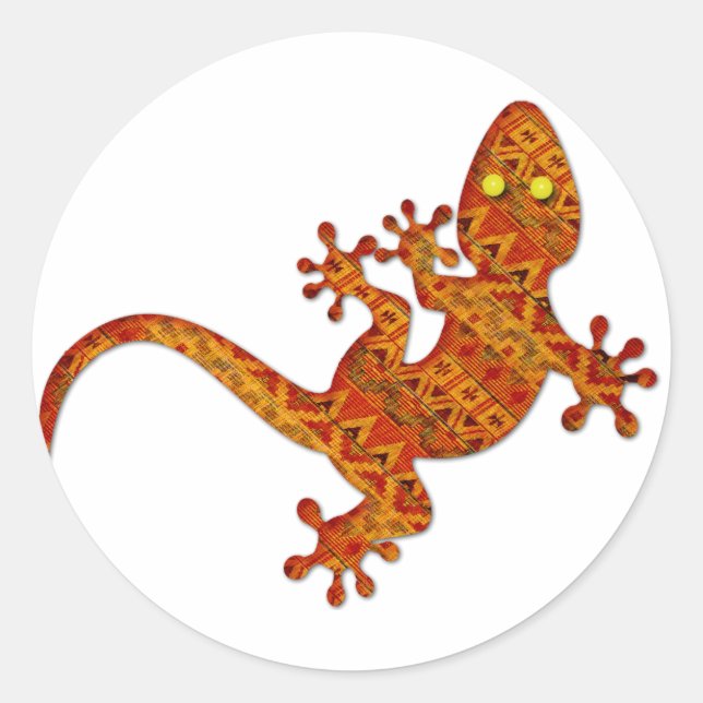 Sticker Rond Gordon Gecko (Devant)