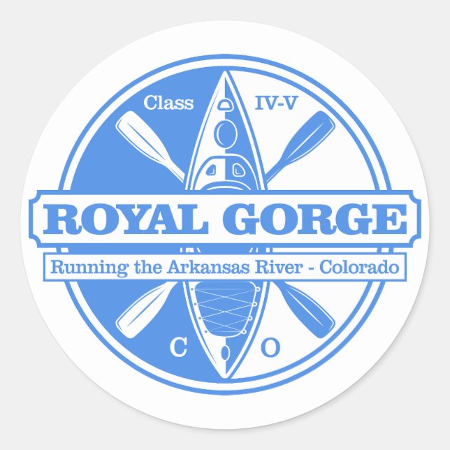 Sticker Rond Gorge royale (K3) (Devant)