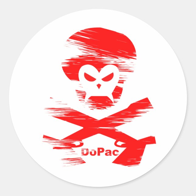Sticker Rond Gorille (Devant)